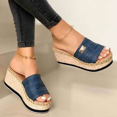 PU Leather Open Toe Sandals - Munsieur
