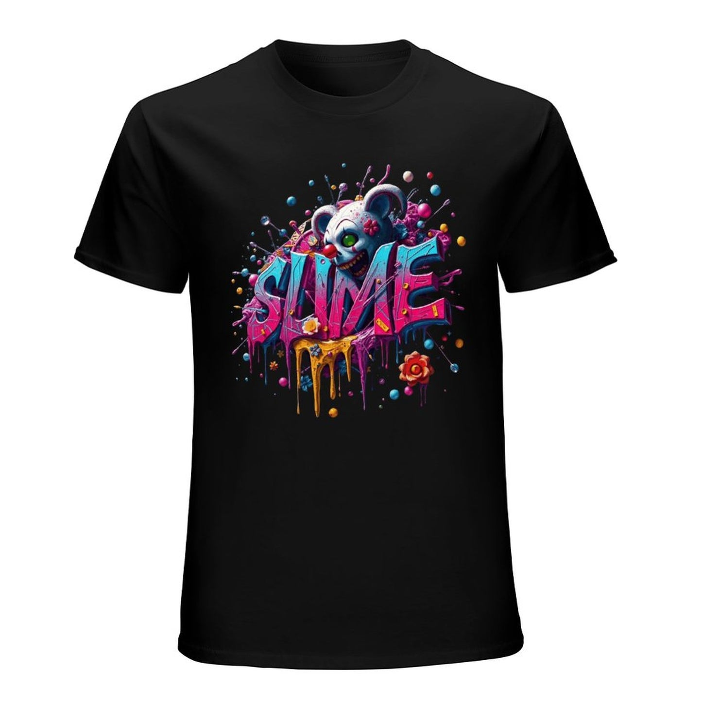 Munsieur New Skool Tee for Men – "Slime" Graphic Streetwear Tee
