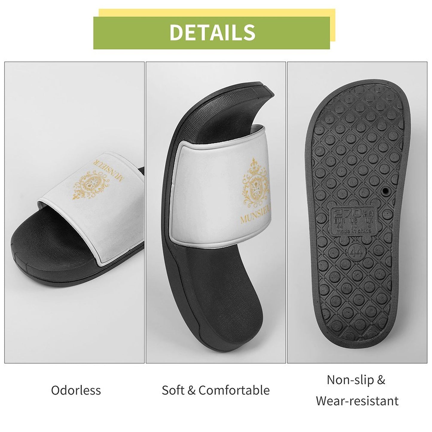 Munsieur Brand Personalized Casual Slippers