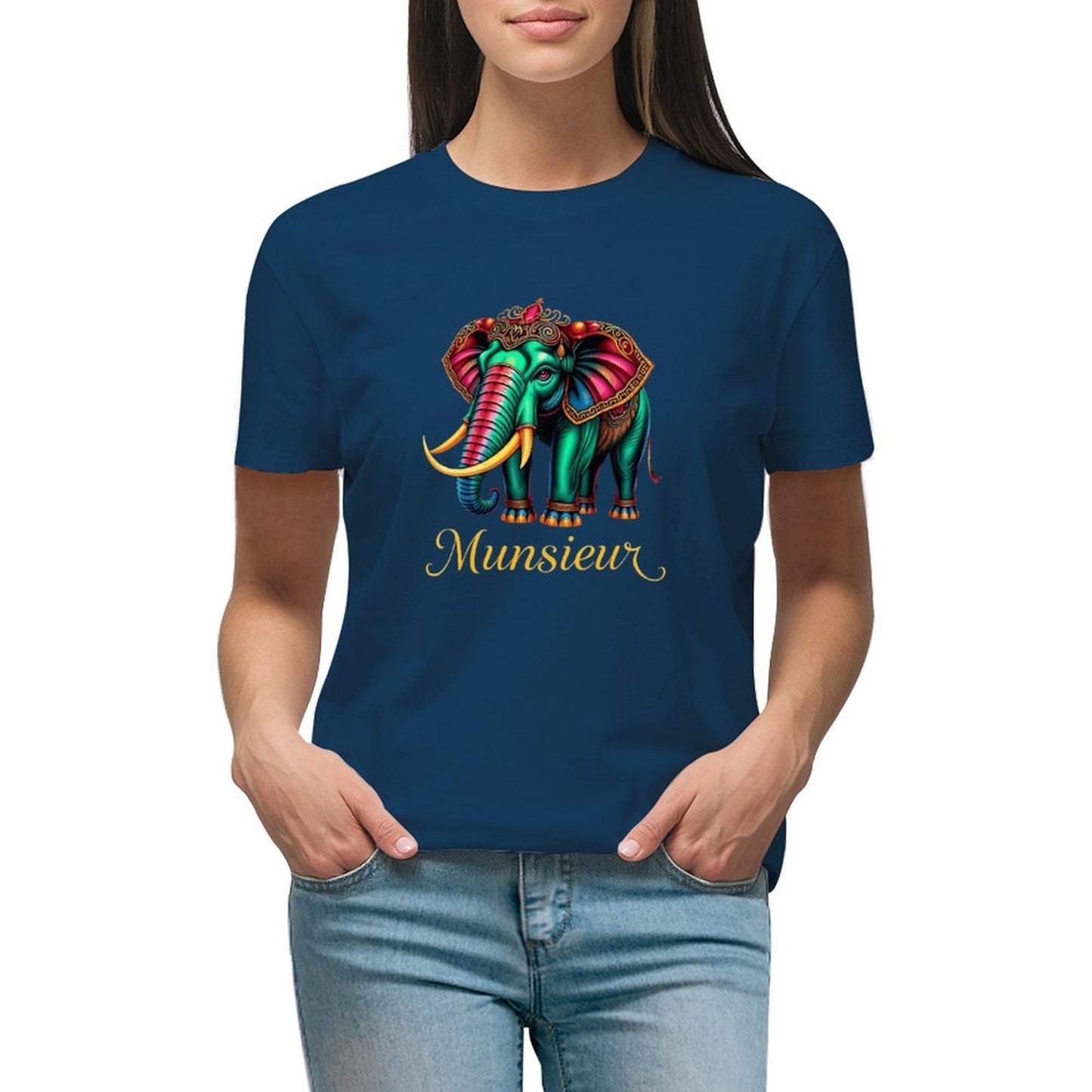 Munsieur T-Shirts for Women "Belaphant" Streetwear Design