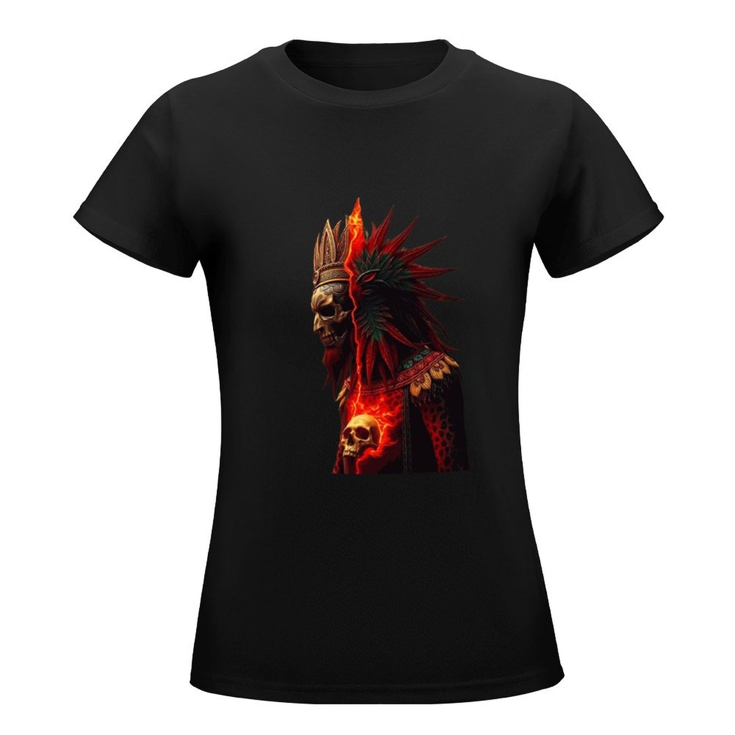 Lost Tribe of Munsieur T-Shirts for Women "Chief Kicka" (High Definition & Front Printing)