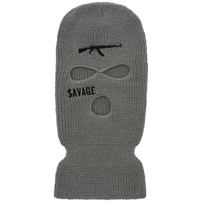 Three-hole Hat Knitted Hat Mask