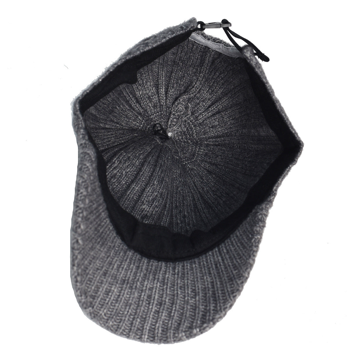 Knitting Wool Baseball Cap Korean Warm Solid Color Light Plate Peaked Hat