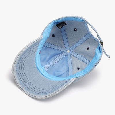 Distressed Cotton Baseball Cap - Munsieur