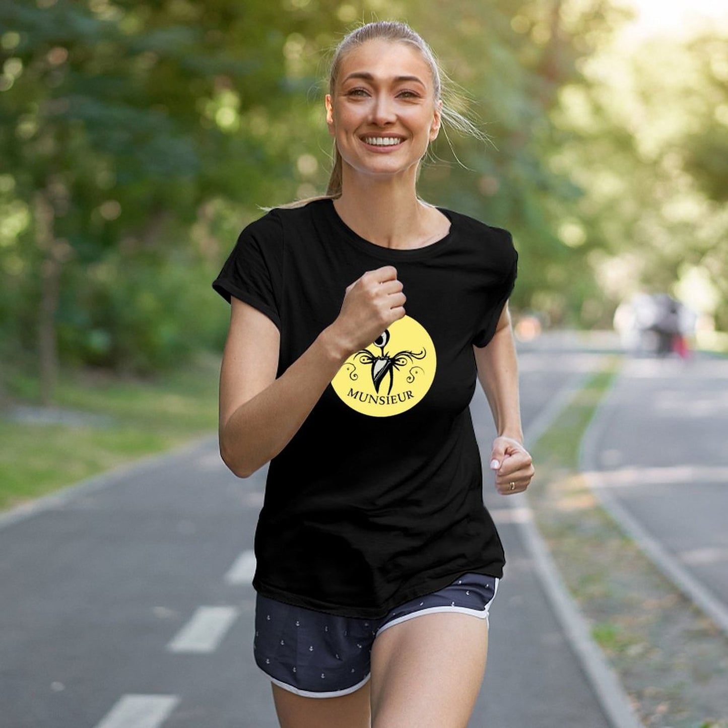 Women's Munsieur T-shirt Halloween Collection 'Grim" Designer Streetwear for Her