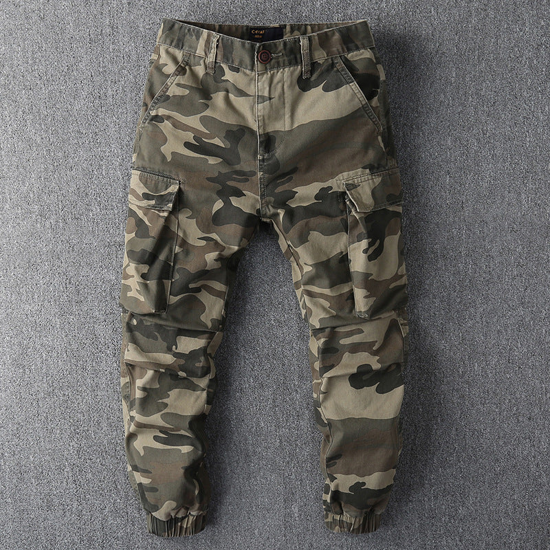 Men's Loose Sports Hard-wearing Camouflage Cargo Pants - Munsieur