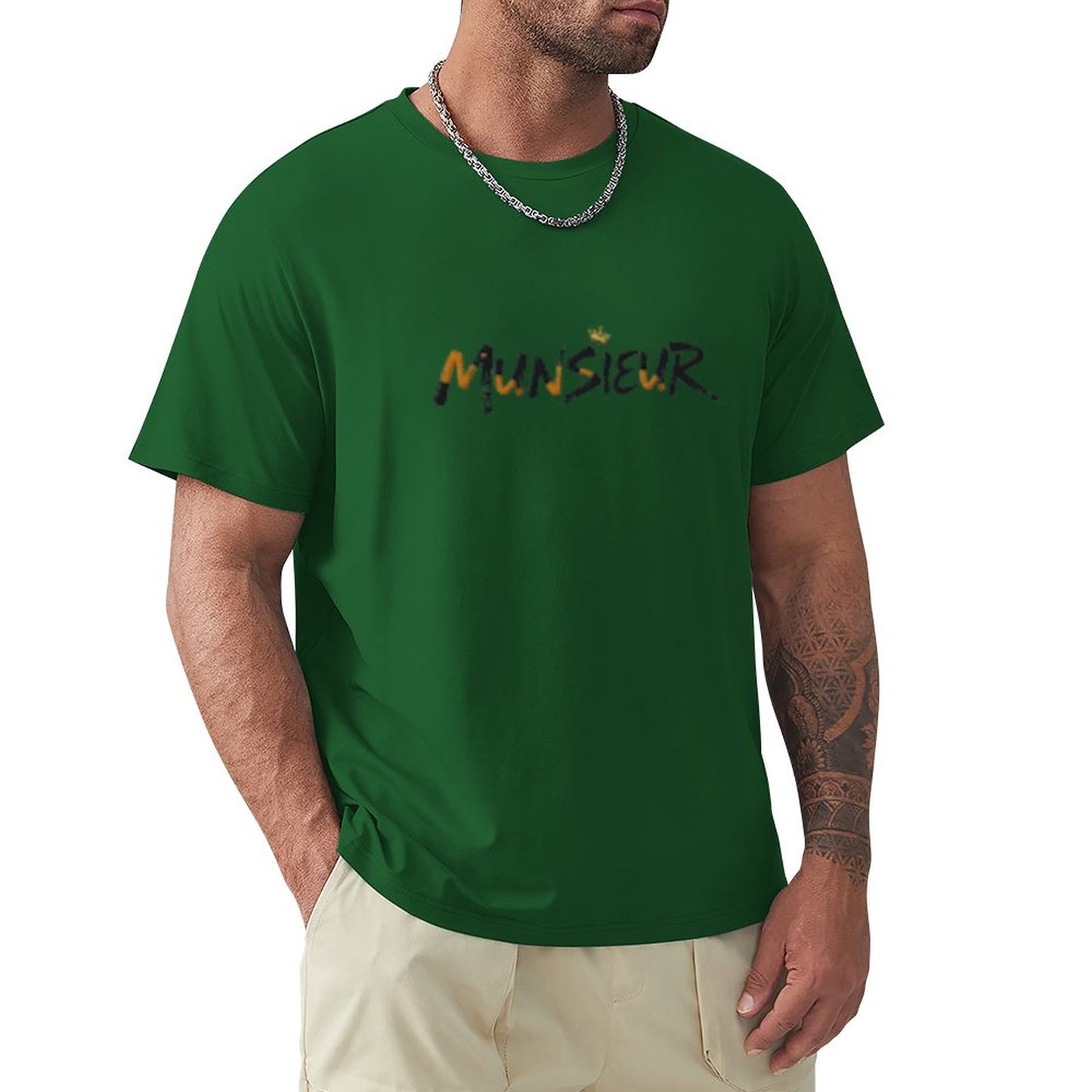 Munsieur Signature Men's Tee (High Definition & Front Printing)