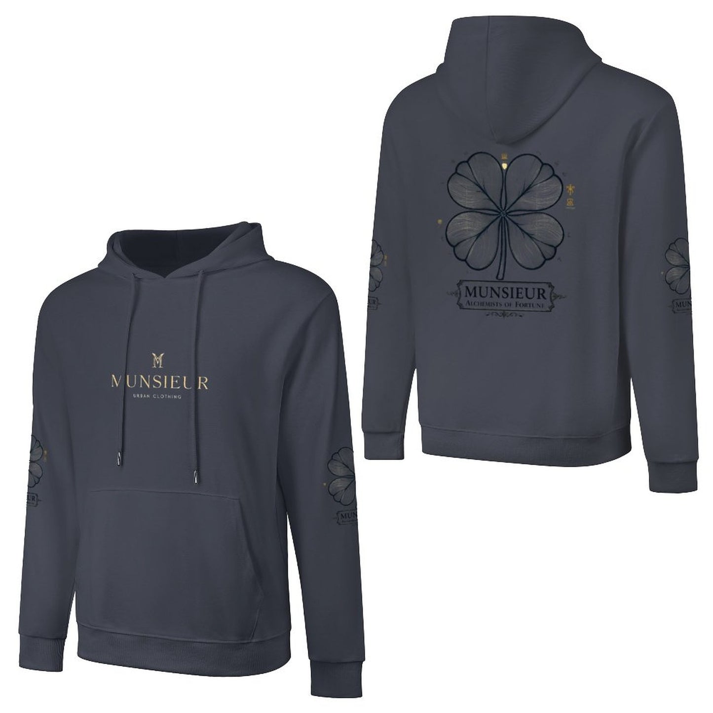 St. Patrick's Day Collection Cotton Men's Alchemist Hoodie with Pocket