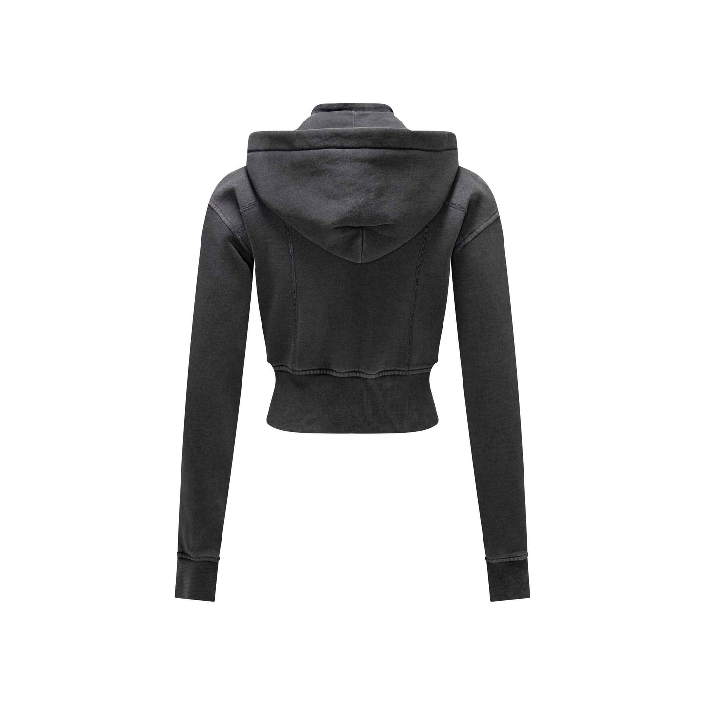 400GSM Women’s Outdoor Slim-Fit Pigment-Wash Sweatshirt