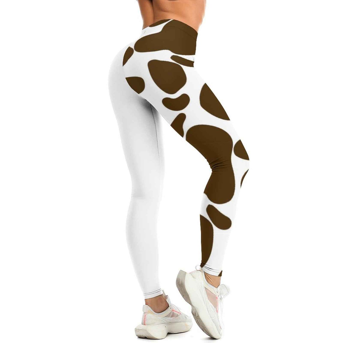 Munsieur Luxury Streetwear Leggings Cow Print - Munsieur