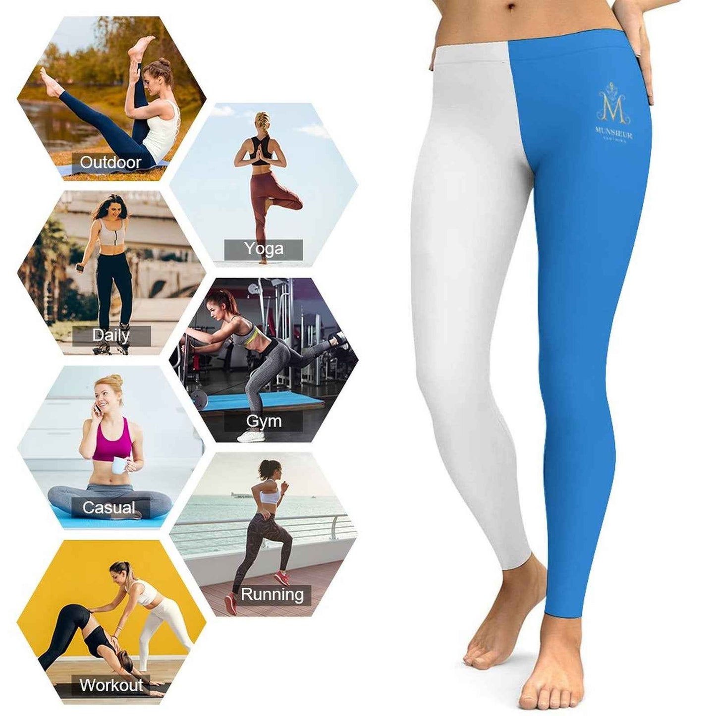 Munsieur Design Luxury Women's Leggings - Stylish Fit - Munsieur