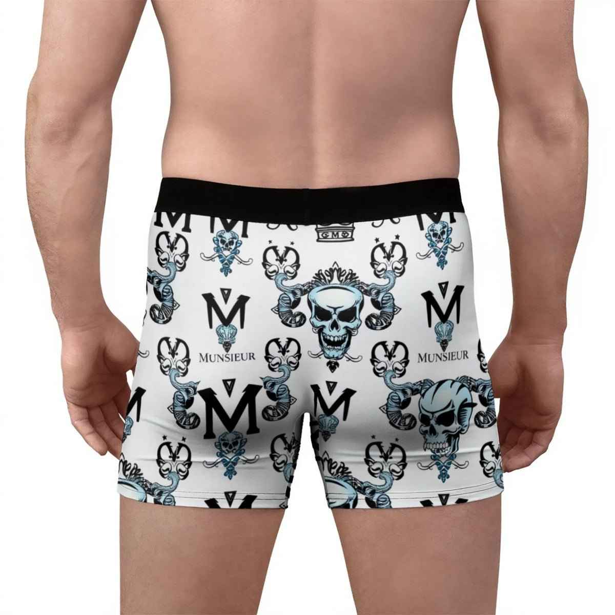 MUNSIEUR All-Over Print Men's Stretch Boxer Briefs