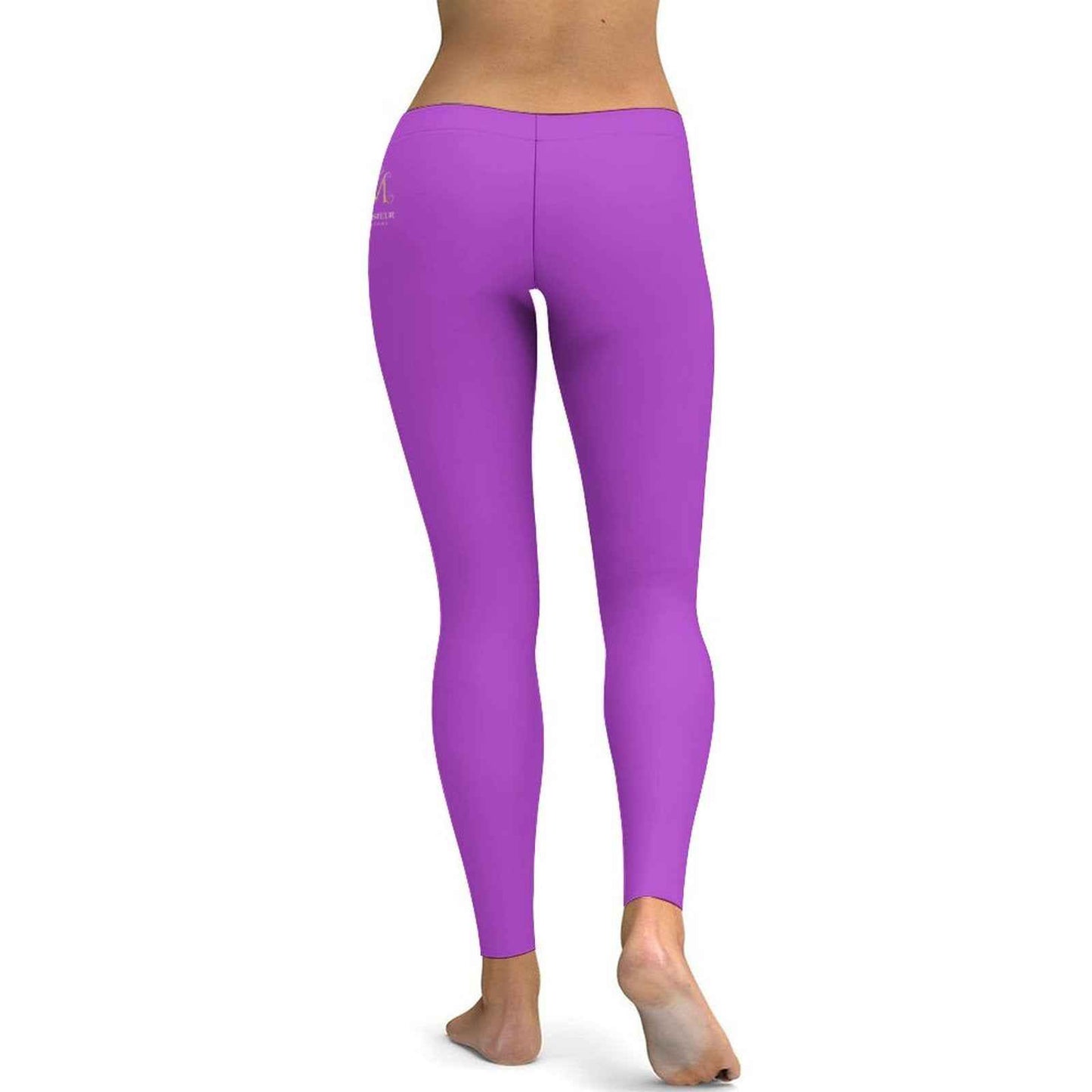 Munsieur Fashion Leggings in Vibrant Purple - Munsieur