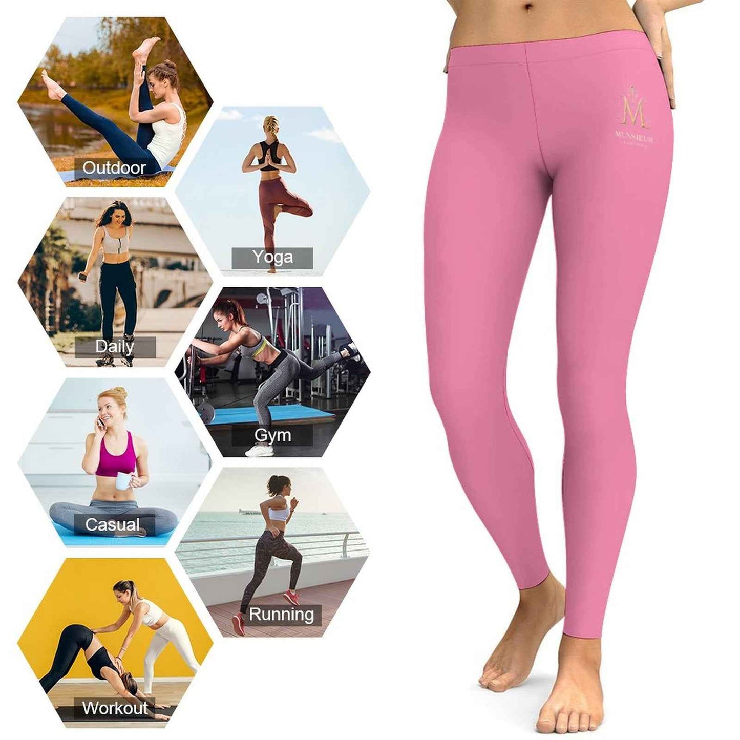 Munsieur Leggings for Women: Luxuriously Soft with a Flattering Fit - Munsieur