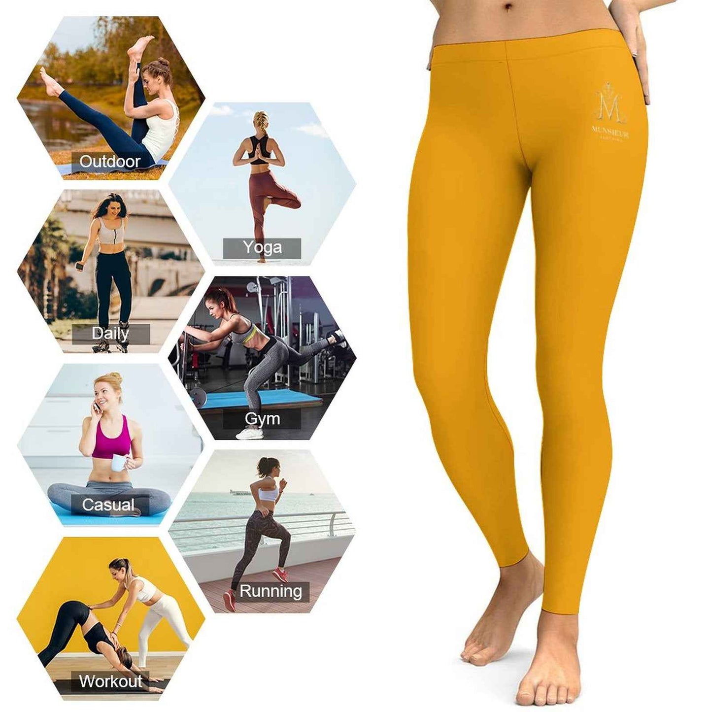 Munsieur Premium Leggings for Stylish Urban Wear - Munsieur