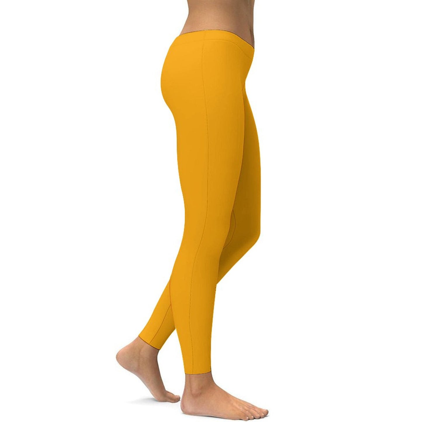 Munsieur premium leggings in vibrant yellow, perfect for workouts and everyday comfort