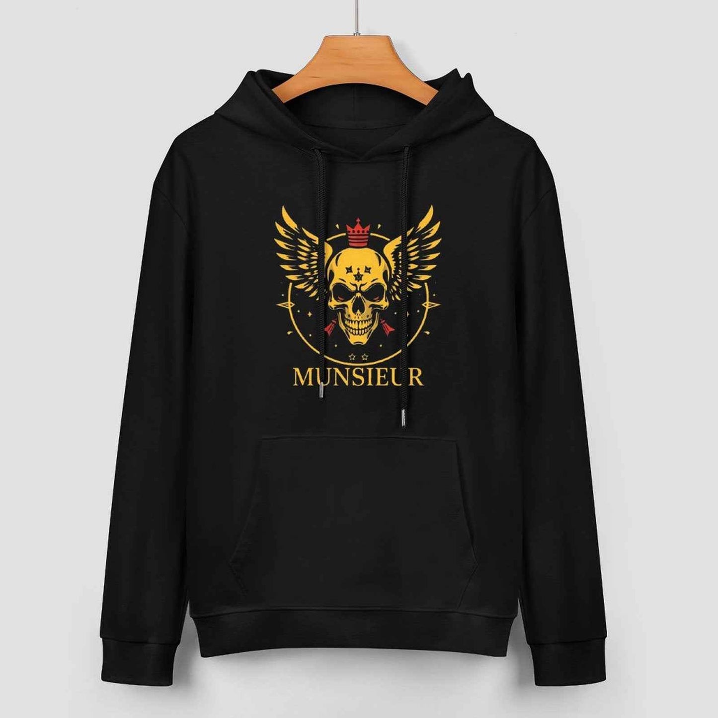 Munsieur Skull Design Hoodie for Urban Fashion - Munsieur