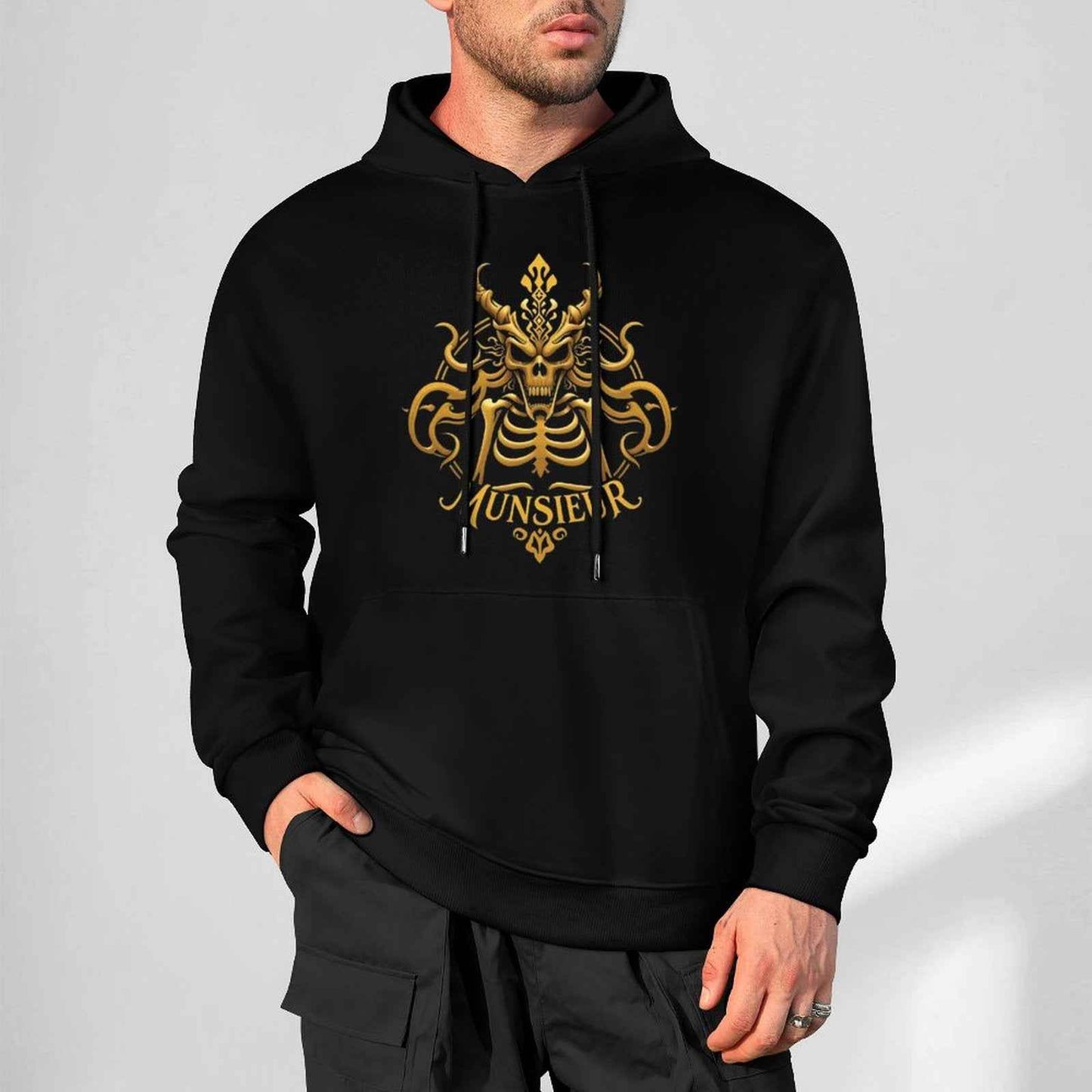 Munsieur Streetwear Collection Skull Hoodie - Munsieur