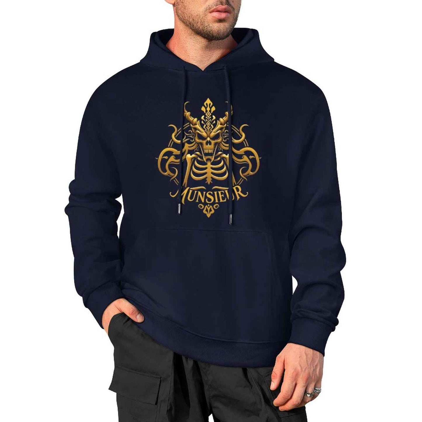 Munsieur Streetwear Collection Skull Hoodie - Munsieur