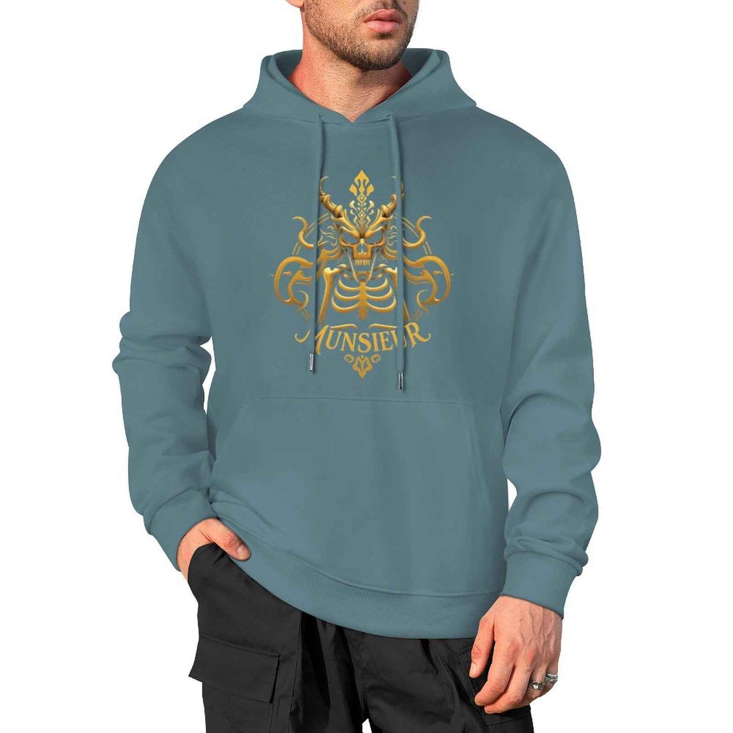 Munsieur Streetwear Collection Skull Hoodie - Munsieur