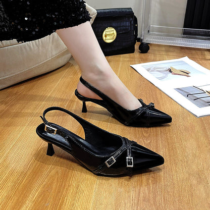 Women's Fashionable And Elegant Heels Sling Back Heels
