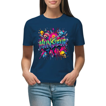 Women's Munsieur Brand T-shirt Streetwear Fashion