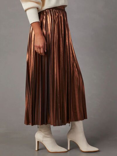 Pleated Midi Skirt - Munsieur