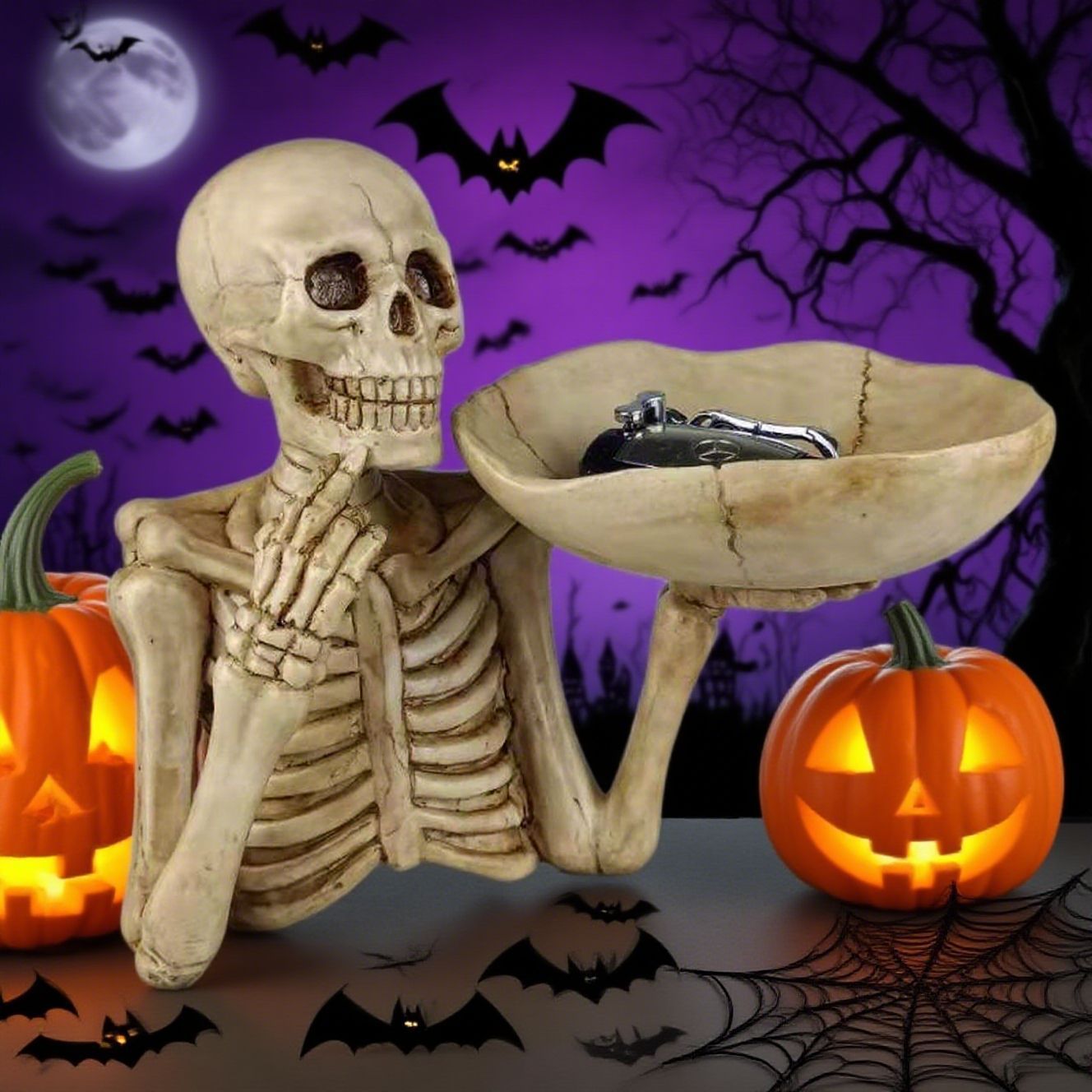 Halloween Skull Decorative Personality Punk Ornaments Home Decorations