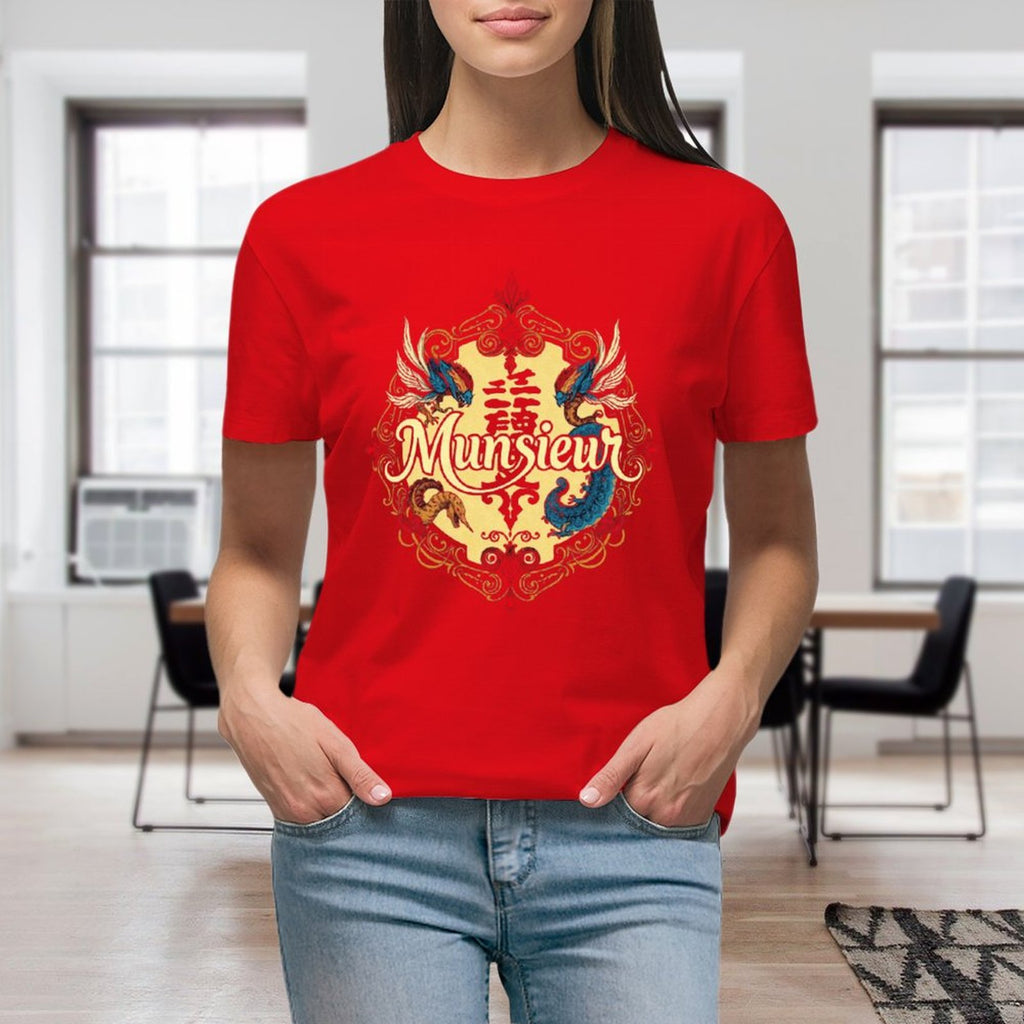 **Heatwave Sale** Munsieur Women's T-shirt Designer Streetwear for Her