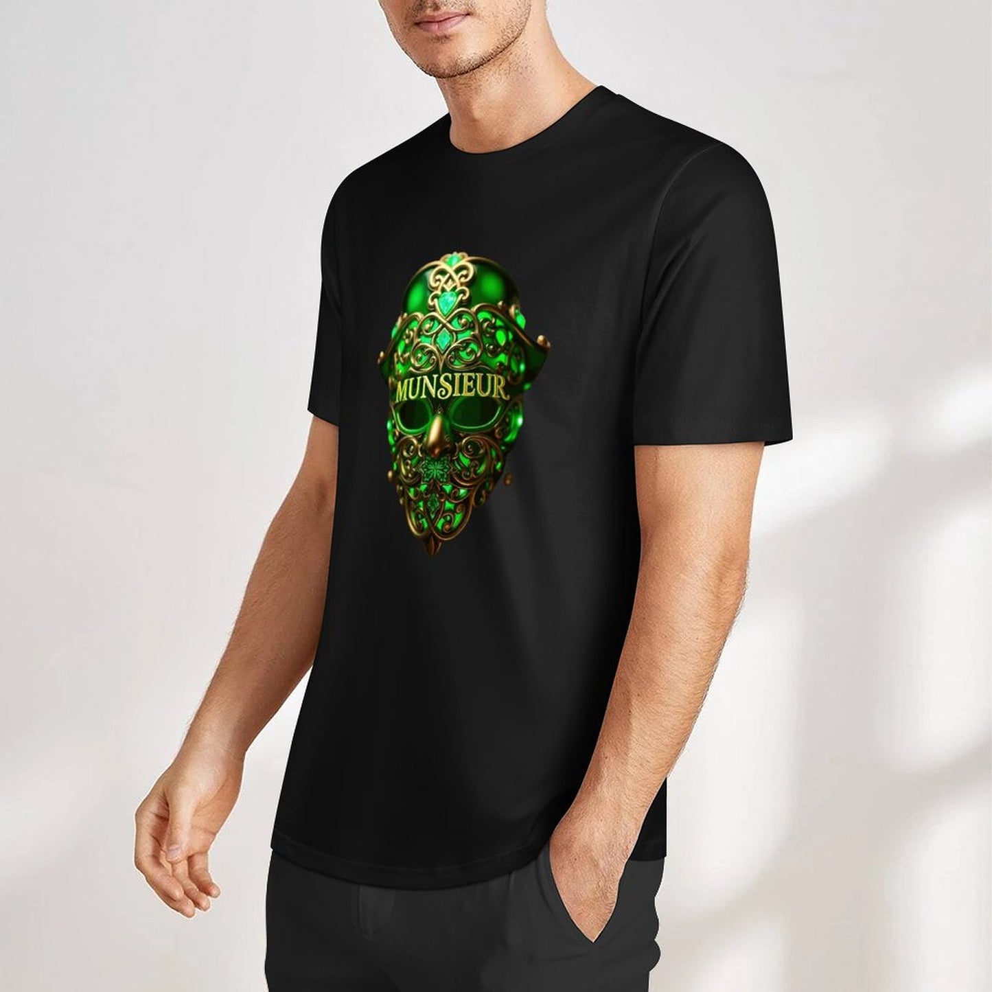 Munsieur St. Patrick's Day Collection "Skull of Clovernook" Tee for Men