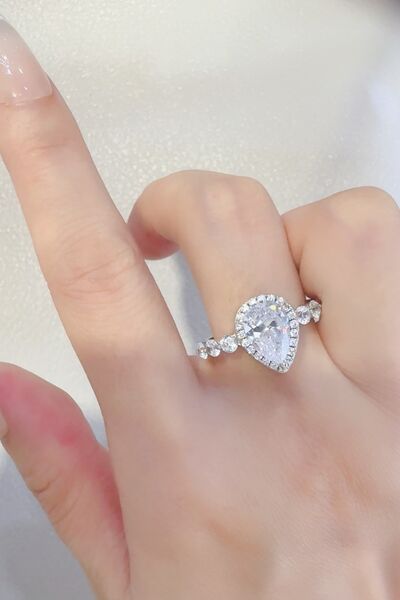 2 Carat Moissanite 925 Sterling Silver Ring - Munsieur