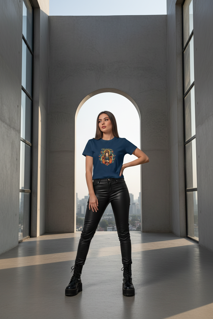 MUNSIEUR Premium Fit Timeless Luxury T-Shirt for Women