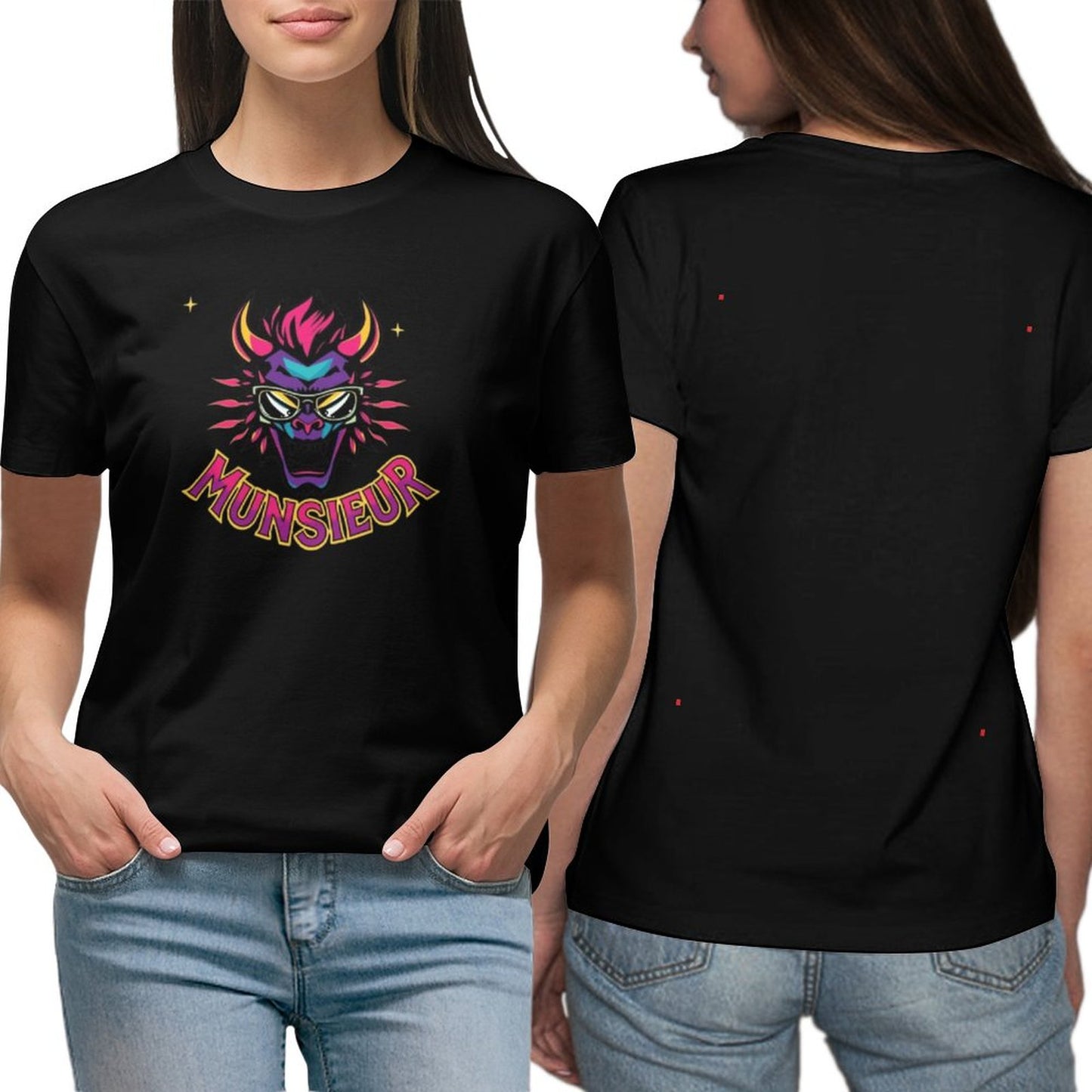 Munsieur Women's T-shirt "Meanie" Graphic T-shirt for Women - Munsieur