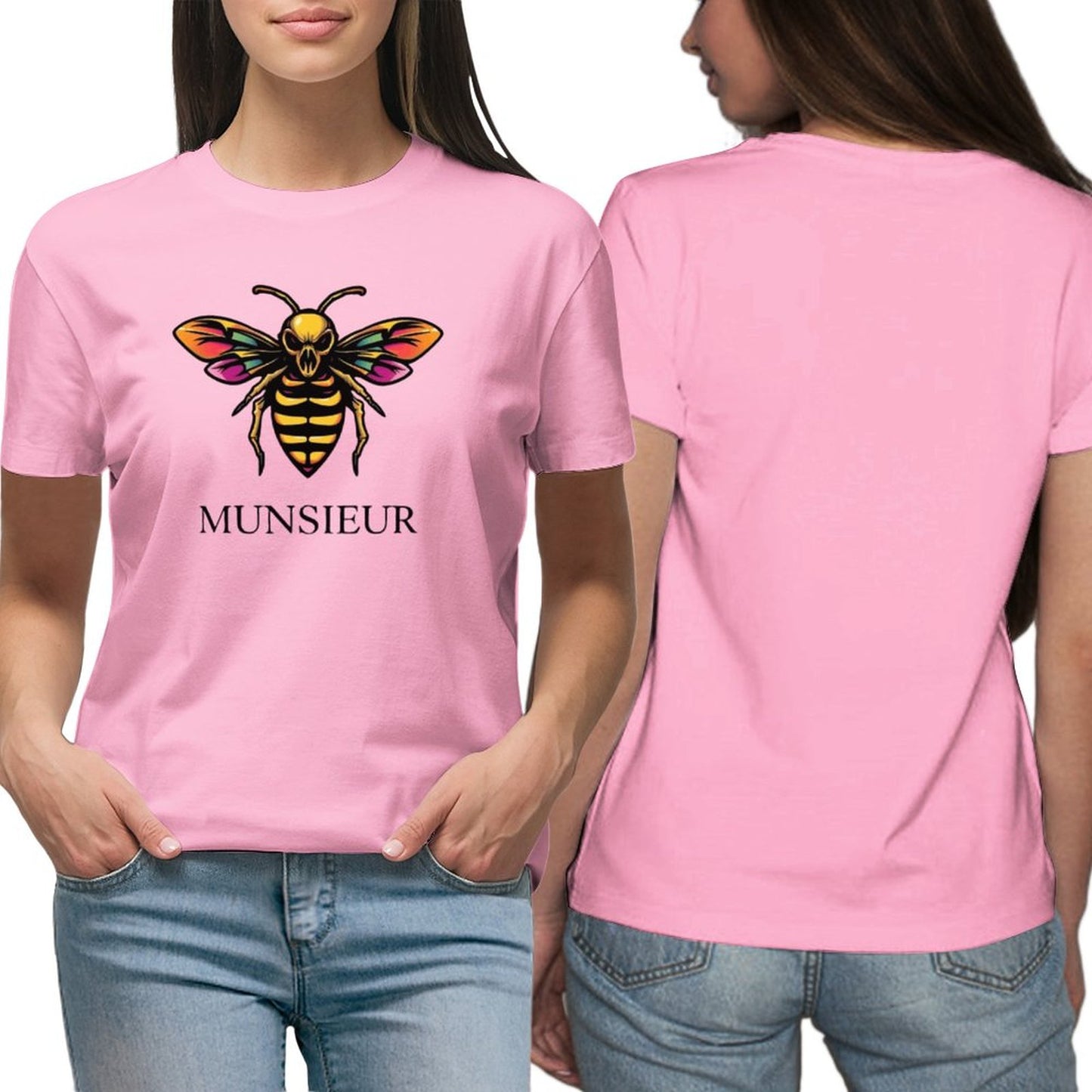 Munsieur T-Shirt for Women: Redefining Casual Chic with Elegance for Her - Munsieur