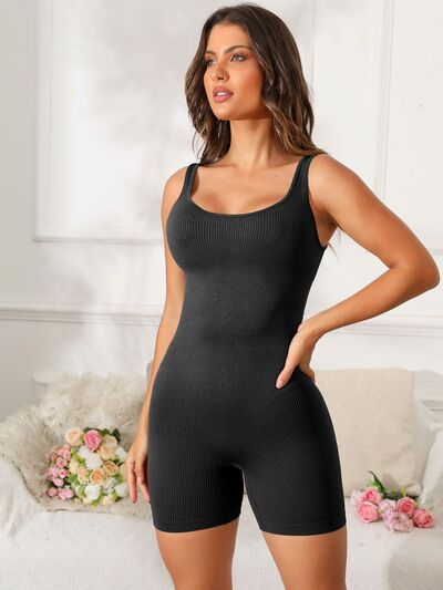 Women's Wide Strap Active Romper - Munsieur