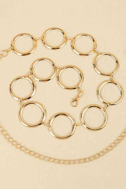 Circle Ring Chain Belt - Munsieur