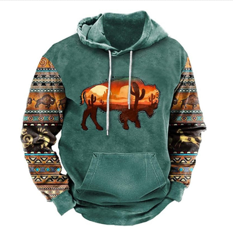 Men's Popular Fashion With Rope Pocket Hoodie Menswear - Munsieur