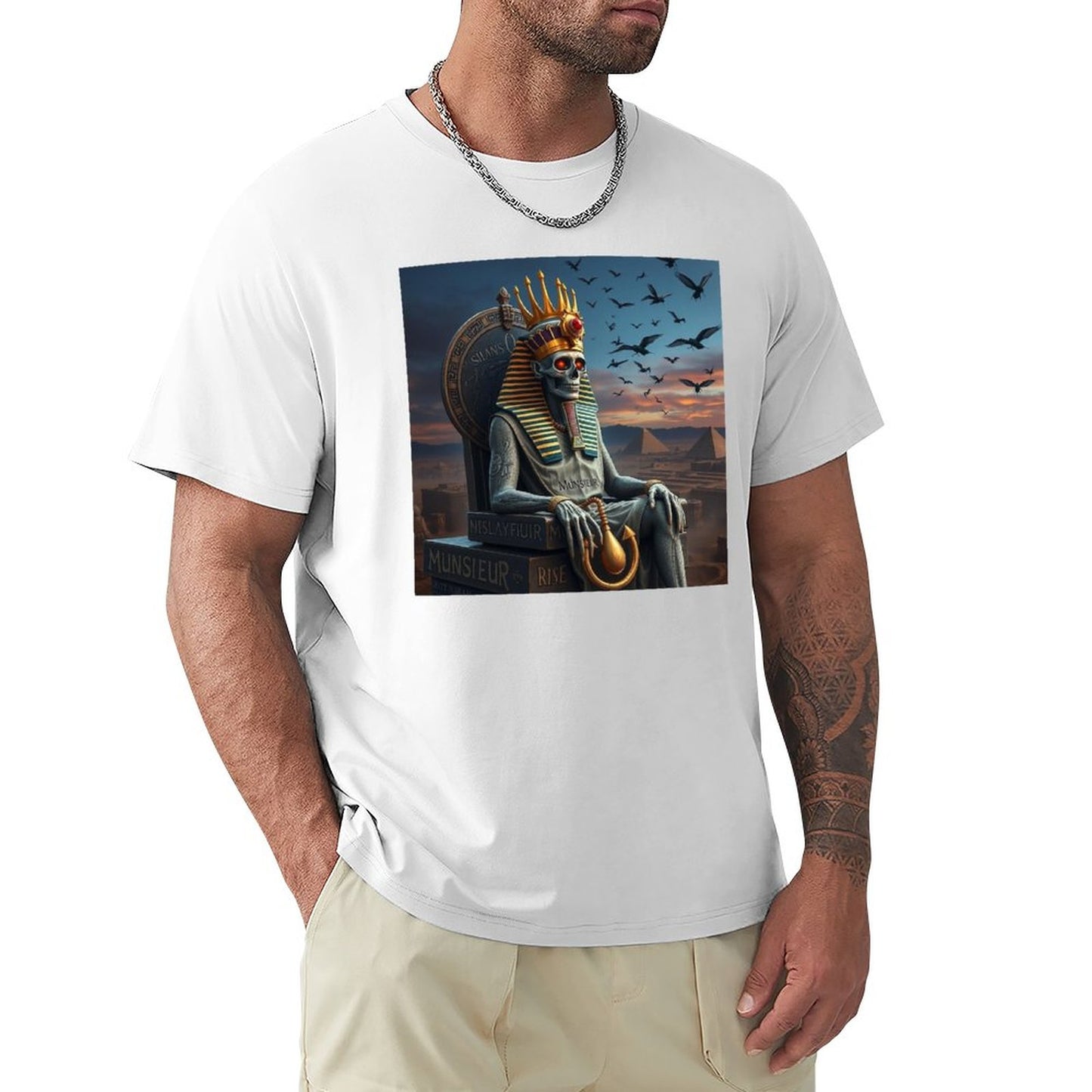 Munsieur Pharaoh's Reign Collection Men's Tee II (High Definition & Front Printing)