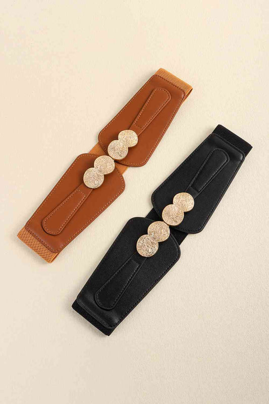 Alloy Buckle Elastic Belt - Munsieur