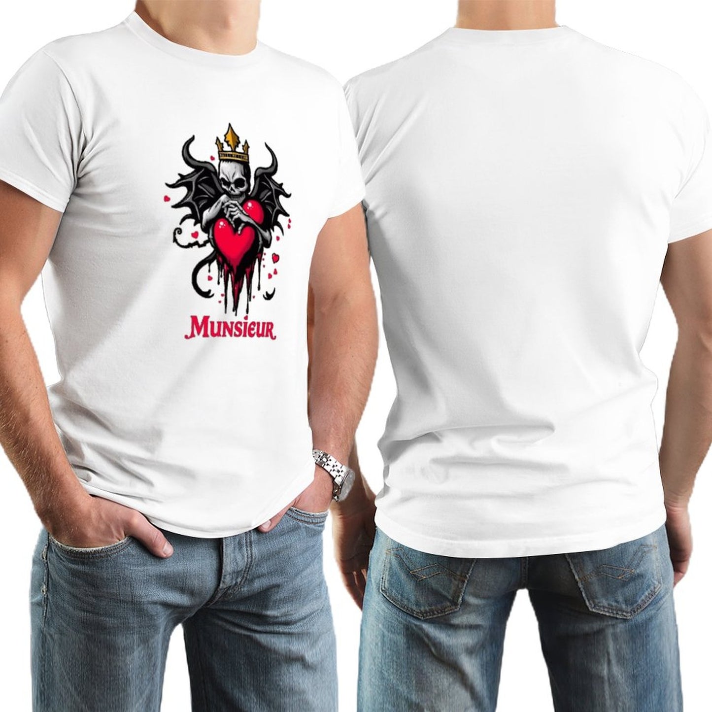 Munsieur Valentine's Day Collection "King of " Tee for Men