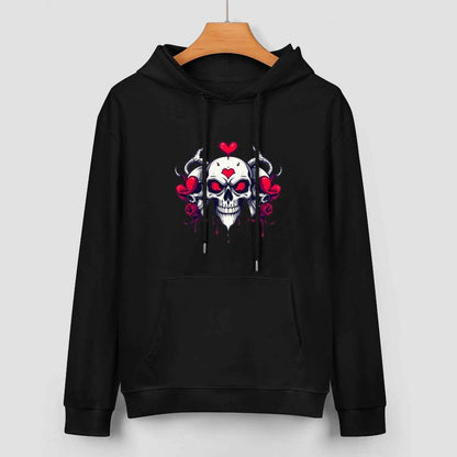 Munsieur Bleeding Royalty: Skull Hoodie for Men - Munsieur