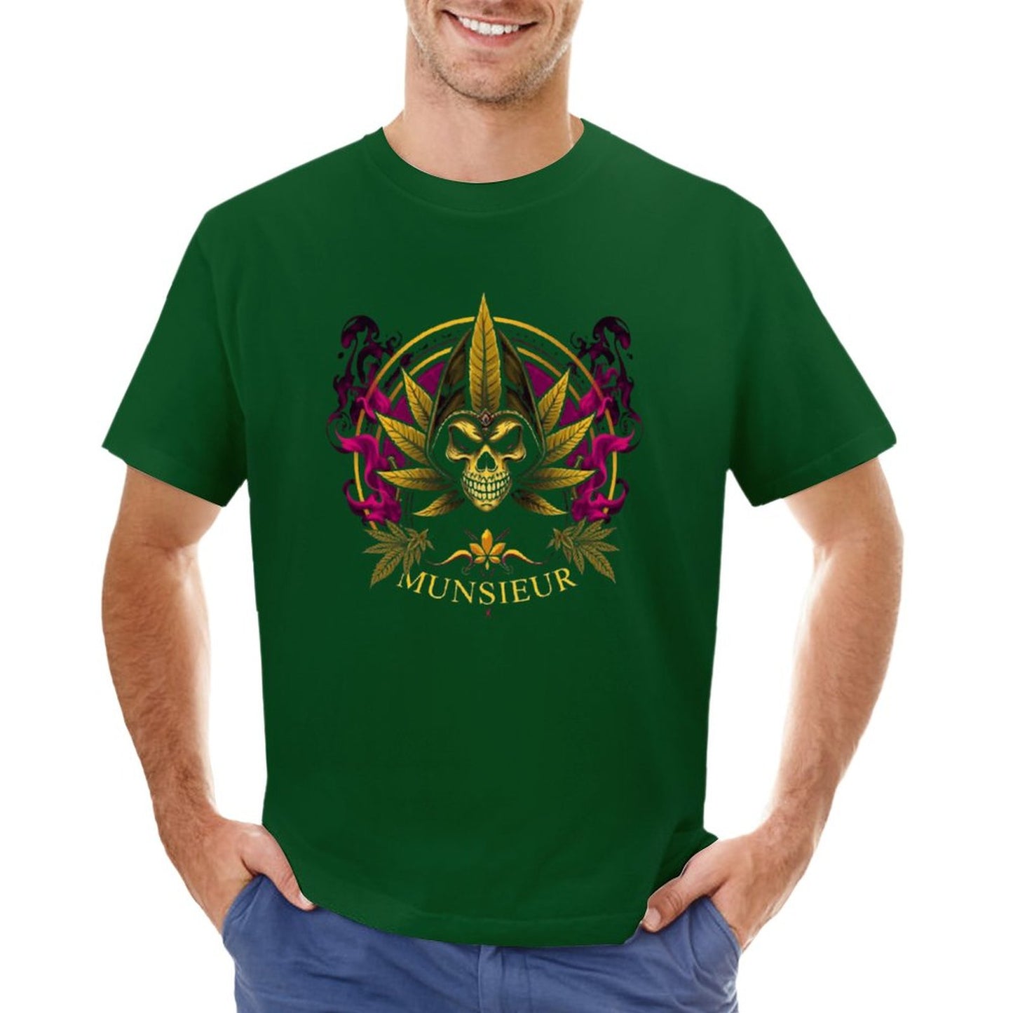 Munsieur 420 Collection "Out The Smoke" Tee for Men
