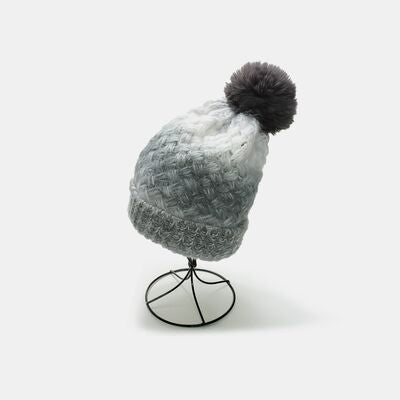 Gradient Knit Hat with Pompom - Munsieur