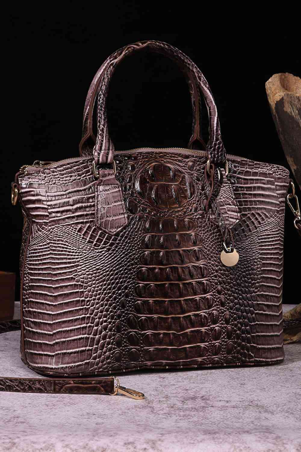 Gradient PU Leather Handbag - Munsieur