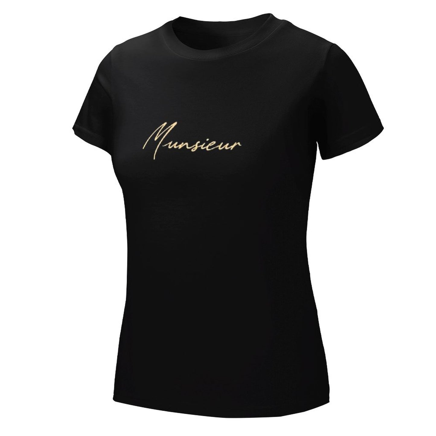 Women's Munsieur Brand T-shirt Comfortable Cotton Casual Streetwear
