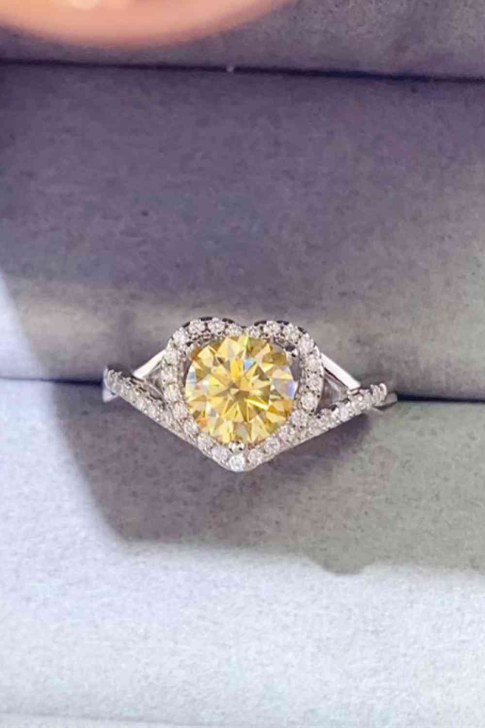 1 Carat Moissanite 925 Sterling Silver Ring - Munsieur