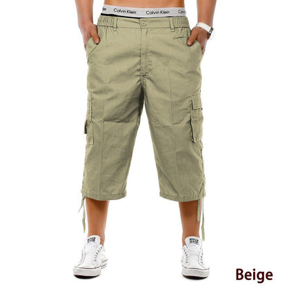Summer Men's 7-point Multi-pocket Military Shorts Cross-border Style