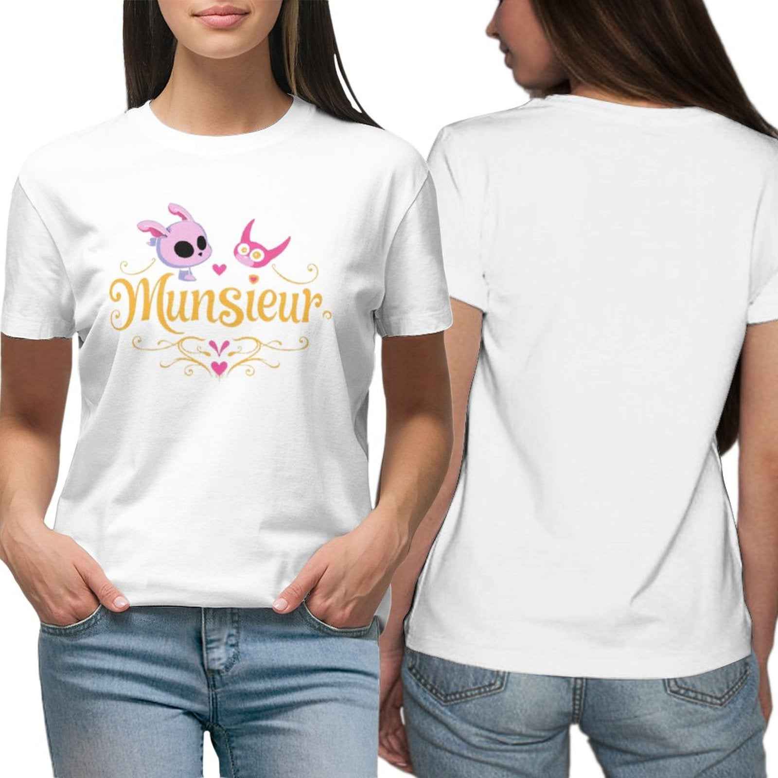 Munsieur T-Shirt for Women: Versatile, Timeless, and Ultra-Soft for Her - Munsieur