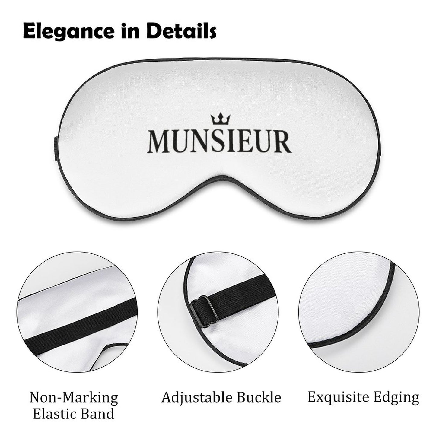 Munsieur Brand Sleeping Eye Mask Accessories