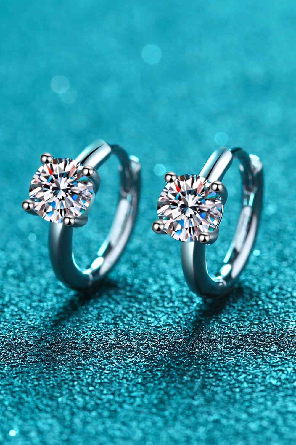 Moissanite Huggie Earrings - Munsieur